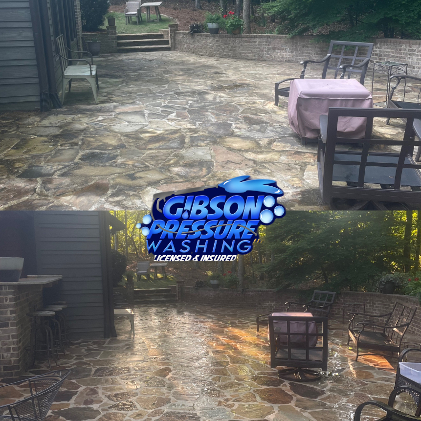 Professional Flagstone Cleaning in Moore's Mill, Auburn, AL Image