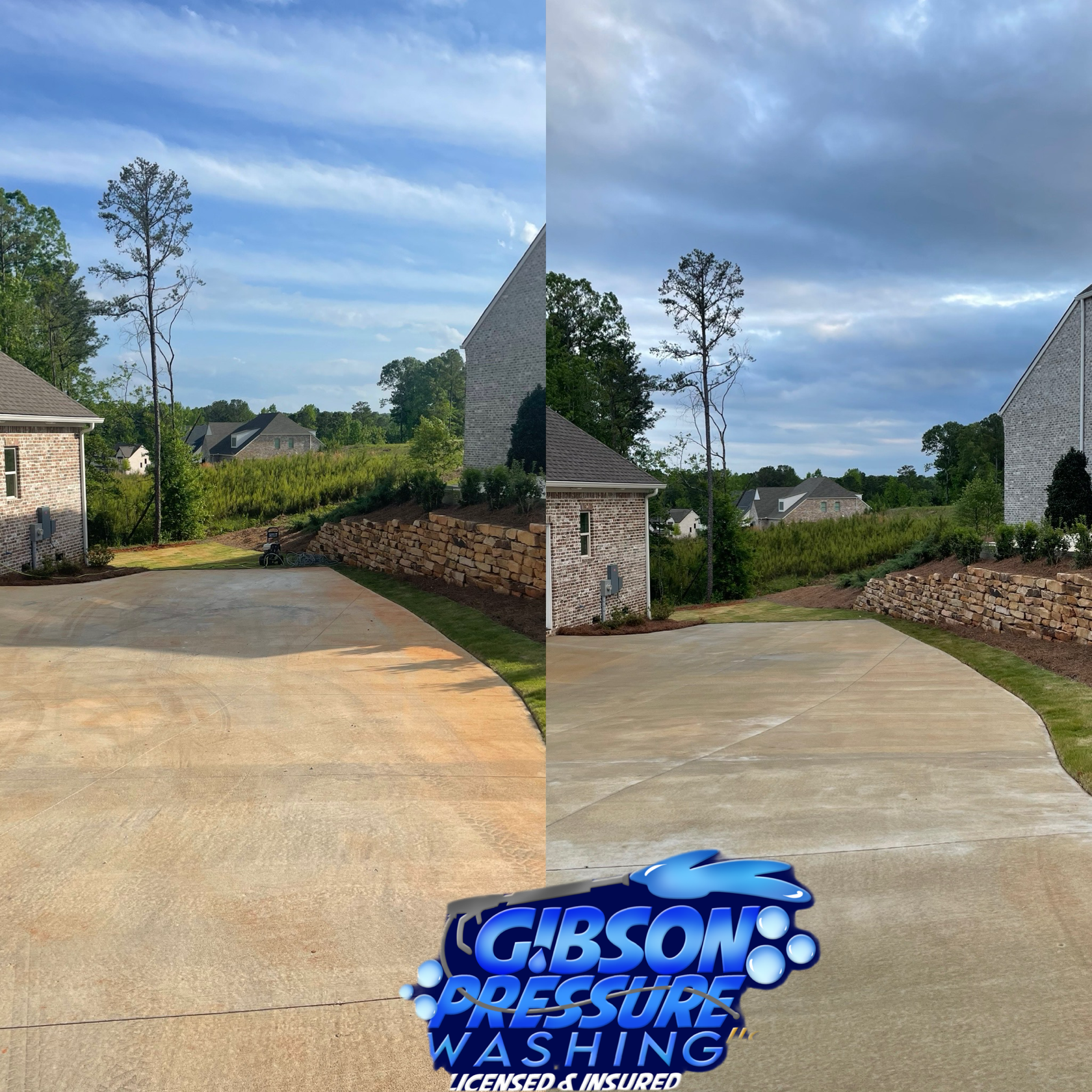 Concrete Cleaning New Construction in Auburn, AL