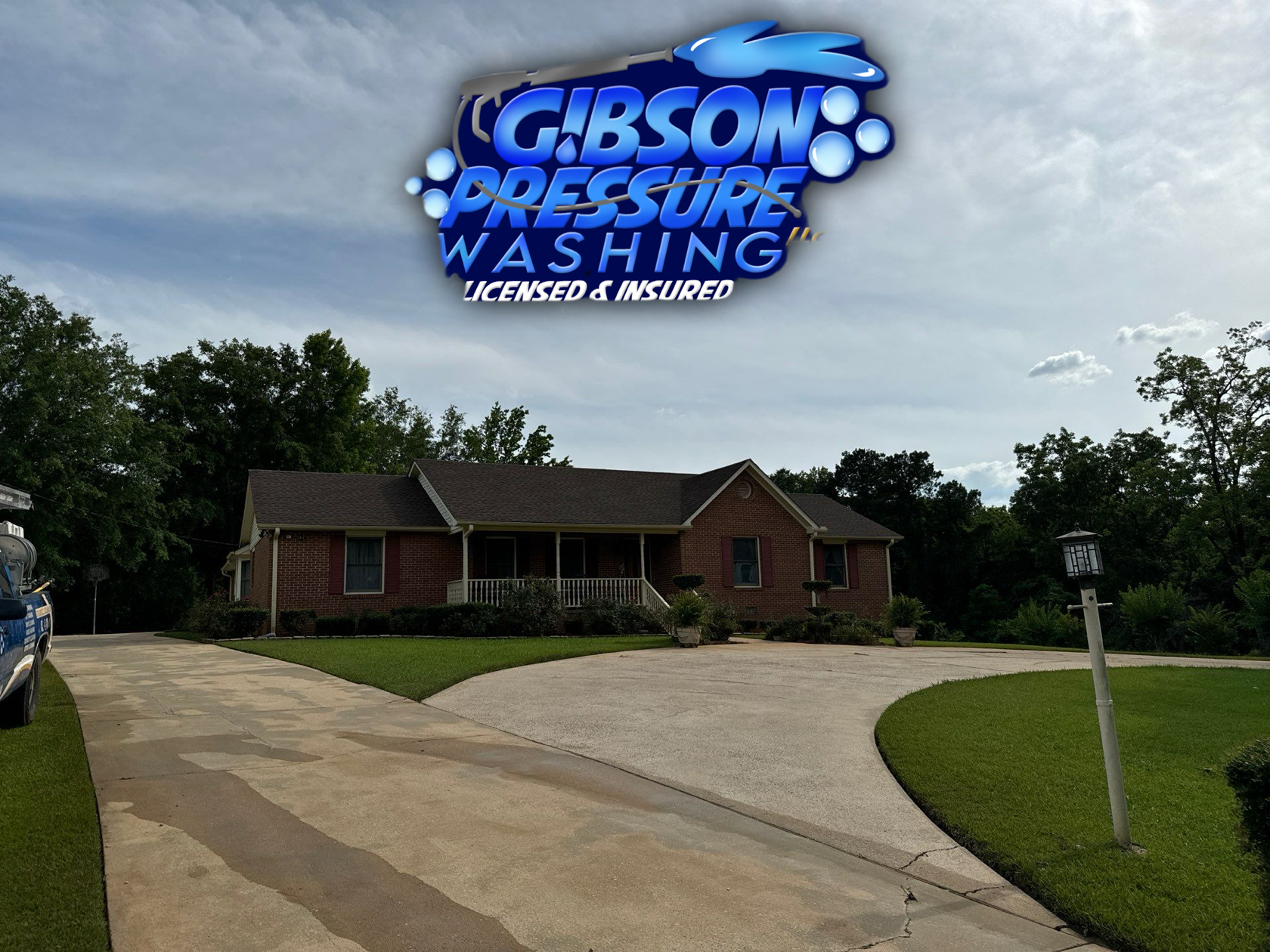 House Washing and Driveway Cleaning in Lanett, AL  Image